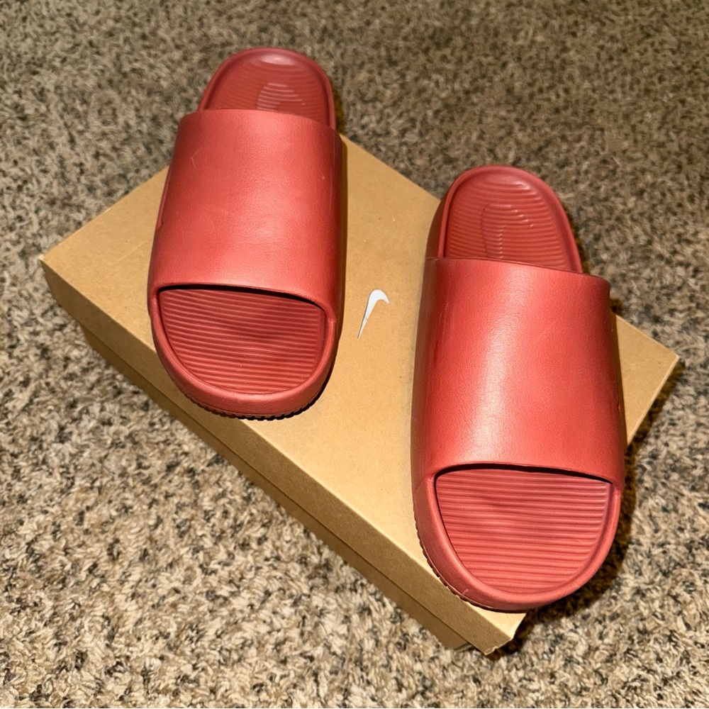 Women’s Nike Calm Slide- rugged orange